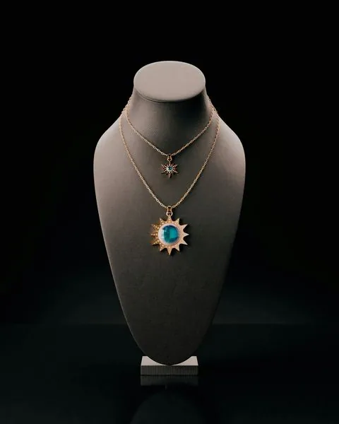 Celestial Star & Sun Pendant Set